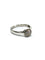 Bague 50.5 Bague en or blanc 18 carats pavée de diamants 58 Facettes