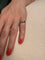 Bague 50 Bague dôme en or blanc 18 carats et diamant 58 Facettes