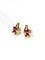 Boucles d'oreilles Boucles d’oreilles en or jaune 18 carats, diamants et rubis 58 Facettes