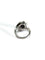 Bague 53 Bague en or blanc 18 carats à opale 58 Facettes