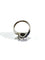 Bague 53 Bague en or blanc 18 carats à opale 58 Facettes