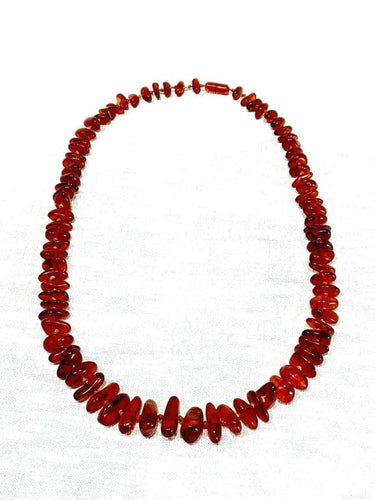Collier Collier en perles d’ambre 58 Facettes