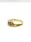 Bague 54 Alliance - Bague en or champagne 18 carats et diamants 58 Facettes 3470