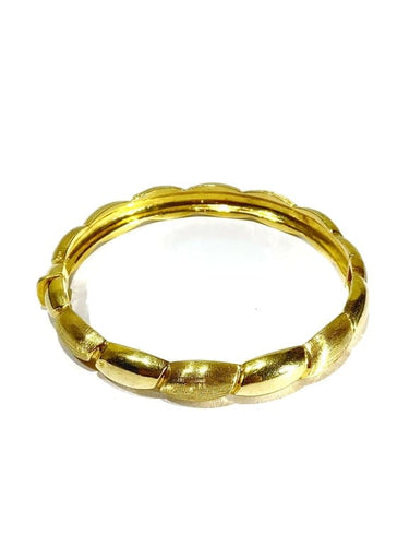 Bracelet Bracelet jonc en or jaune 18 carats 58 Facettes
