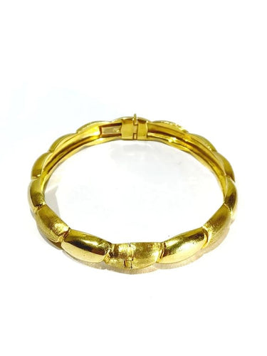 Bracelet Bracelet jonc en or jaune 18 carats 58 Facettes