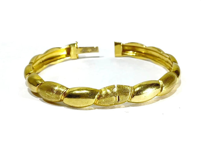 Bracelet Bracelet jonc en or jaune 18 carats 58 Facettes