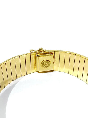 Bracelet Bracelet articulé Art déco en or 18 carats, années 1970 58 Facettes