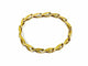 Gourmette homme en or rose 18 carats, maille cheval 58 Facettes