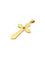 Pendentif Pendentif croix en or rose 18 carats et diamant 58 Facettes