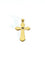 Pendentif Pendentif croix en or rose 18 carats et diamant 58 Facettes