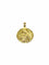 Pendentif Médaille du scapulaire recto verso en or rose 18 carats 58 Facettes