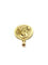 Pendentif Médaille du scapulaire recto verso en or rose 18 carats 58 Facettes