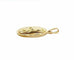 Pendentif Médaille du scapulaire recto verso en or rose 18 carats 58 Facettes