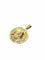 Pendentif Médaille du scapulaire recto verso en or rose 18 carats 58 Facettes