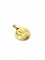 Pendentif Médaille du scapulaire recto verso en or rose 18 carats 58 Facettes