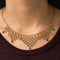 Collier Collier draperie ancien en or jaune 18 carats, saphirs, rubis et perles 58 Facettes 15-168
