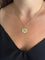Pendentif Emile Dropsy – Médaille Vierge en or jaune 18 carats 58 Facettes