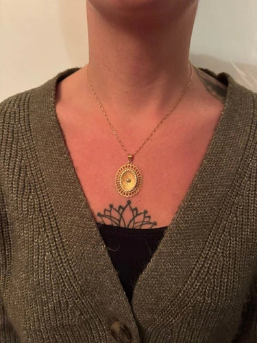 Pendentif Pendentif en or jaune 18 carats et perle 58 Facettes