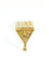Pendentif Pendentif filigrané en or champagne 18 carats 58 Facettes