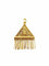 Pendentif Pendentif filigrané en or champagne 18 carats 58 Facettes