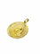 Pendentif Emile Dropsy - Médaille Vierge en or jaune 18 carats 58 Facettes