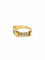 Bague 48.5 Bague alliance en or champagne et diamants 58 Facettes