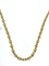 Collier Chaîne maille grains de café en or jaune 18 carats 58 Facettes