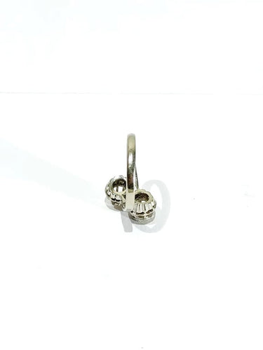 Bague 52 Bague « Toi et Moi » en or blanc 18 carats et diamants 58 Facettes