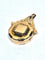 Pendentif Médaillon photo Art déco en or rose 18 carats 58 Facettes