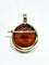 Pendentif Pendentif broche camée sur agate en or rose 18 carats 58 Facettes