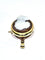 Pendentif Pendentif broche camée sur agate en or rose 18 carats 58 Facettes
