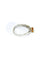 Bague 57 Bague en or blanc 18 carats avec citrine et diamants 58 Facettes