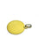 Pendentif Médaille de baptême - Ange et colombe en or jaune 18 carats 58 Facettes