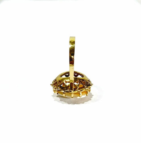 Bague 55 Bague camée en or rose 18 carats 58 Facettes