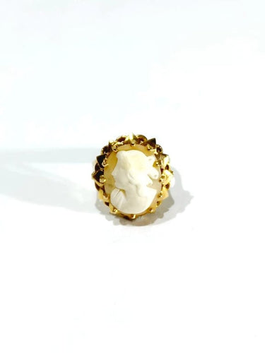 Bague 55 Bague camée en or rose 18 carats 58 Facettes