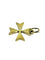 Pendentif Pendentif croix de Malte en or jaune 18 carats 58 Facettes