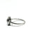 Bague 61 Bague Art déco en platine avec diamant taille ancienne et rubis synthétiques 58 Facettes