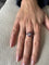Bague 61 Bague Art déco en platine avec diamant taille ancienne et rubis synthétiques 58 Facettes