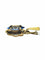 Pendentif Pendentif en or champagne 18 carats et topaze bleue 58 Facettes