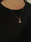Pendentif Pendentif en or champagne 18 carats et topaze bleue 58 Facettes