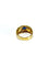 Bague 54 Bague saphir et diamants en or jaune 18 carats 58 Facettes