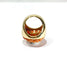 Bague 50.5 Bague en or jaune 18 carats avec perles de corail 58 Facettes