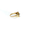 Bague 59 Bague en or rose 18 carats avec diamant taille brillant 58 Facettes