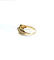 Bague 59 Bague en or rose 18 carats avec diamant taille brillant 58 Facettes