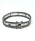 Bracelet Bracelet en or blanc ajouré avec diamants taille brillant 58 Facettes