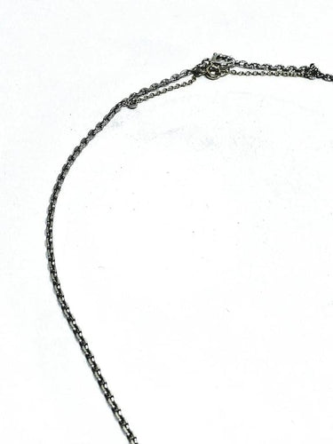 Collier Chaîne forçat en or blanc 18 carats 58 Facettes