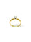 Bague 53.5 Solitaire - Bague en or jaune 18 carats et diamant 58 Facettes