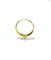Bague 53.5 Solitaire - Bague en or jaune 18 carats et diamant 58 Facettes