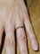 Bague 53.5 Solitaire - Bague en or jaune 18 carats et diamant 58 Facettes