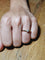 Bague 53.5 Solitaire - Bague en or jaune 18 carats et diamant 58 Facettes